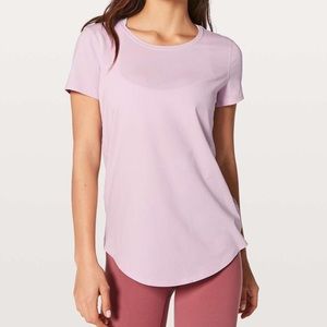 Lululemon love tee crew dusty mauve sz 2 EUC